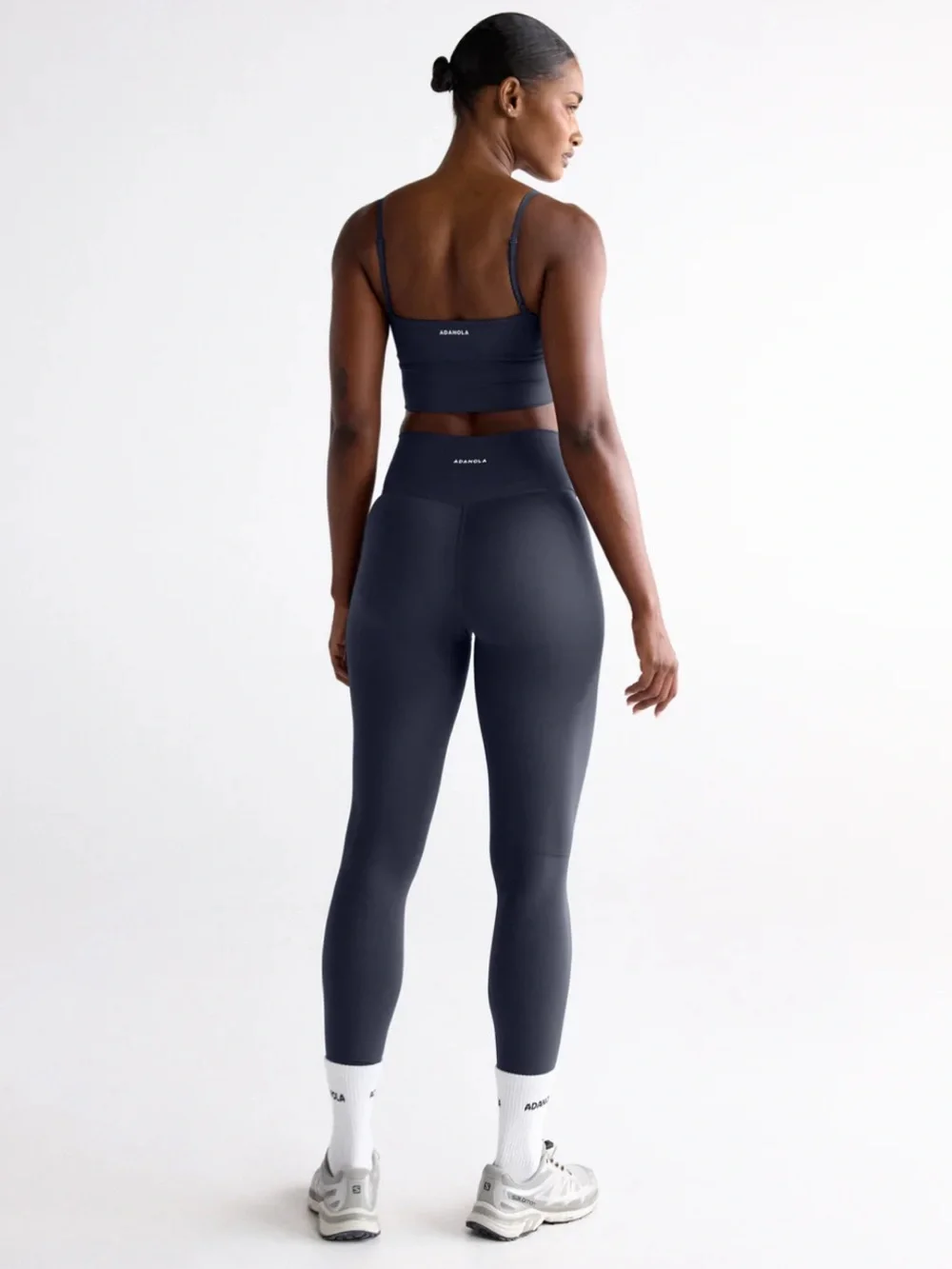 ADANOLA Ultimate Wrap Leggings In Midnight Blue - Picture 3 of 15